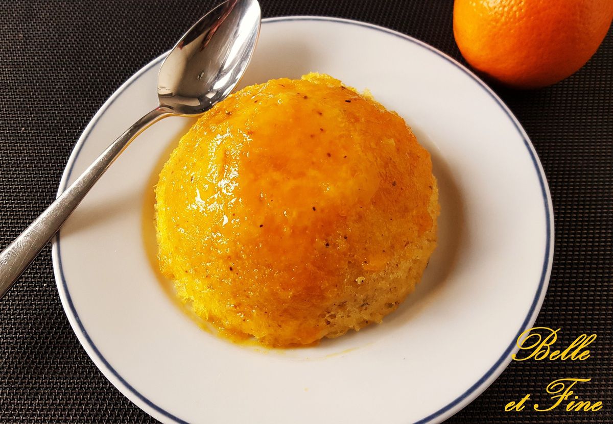 Gâteau express à l'orange cuit au micro ondes - Cuisine Belle et Fine