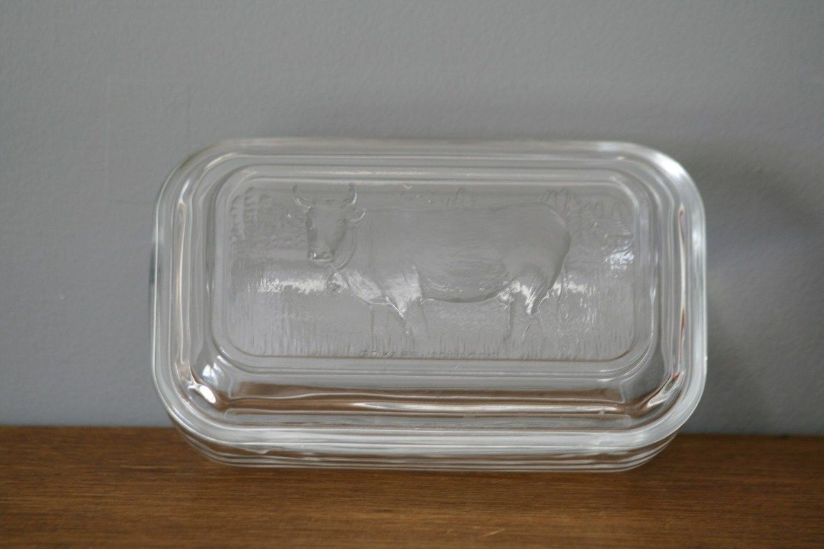Beurrier duralex décor vache années 70 vintage vintage family