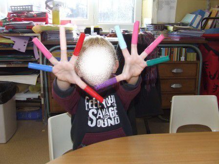 Les bonnets de doigts: numération en PS - LA CLASSE DE PEPE