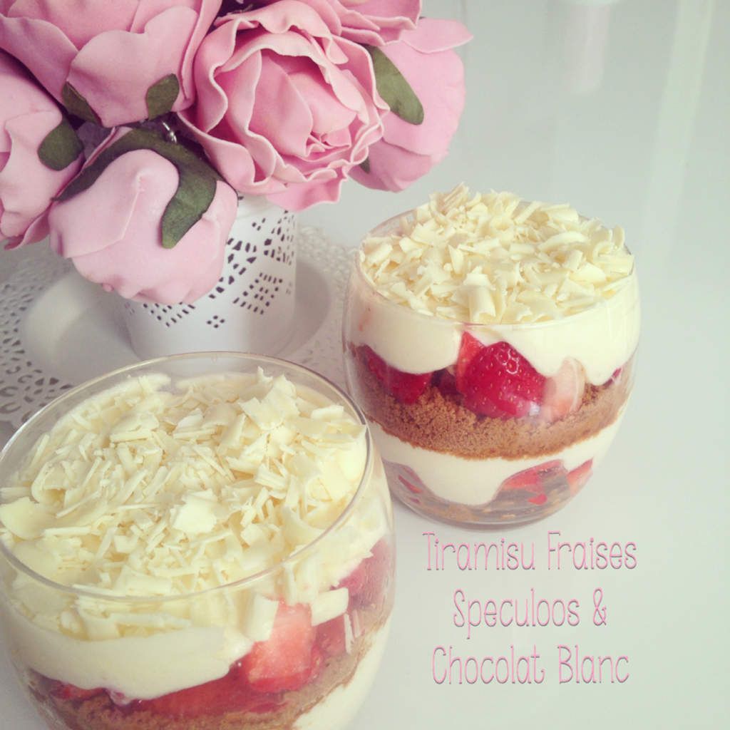 recette tiramisu fraise et chocolat blanc