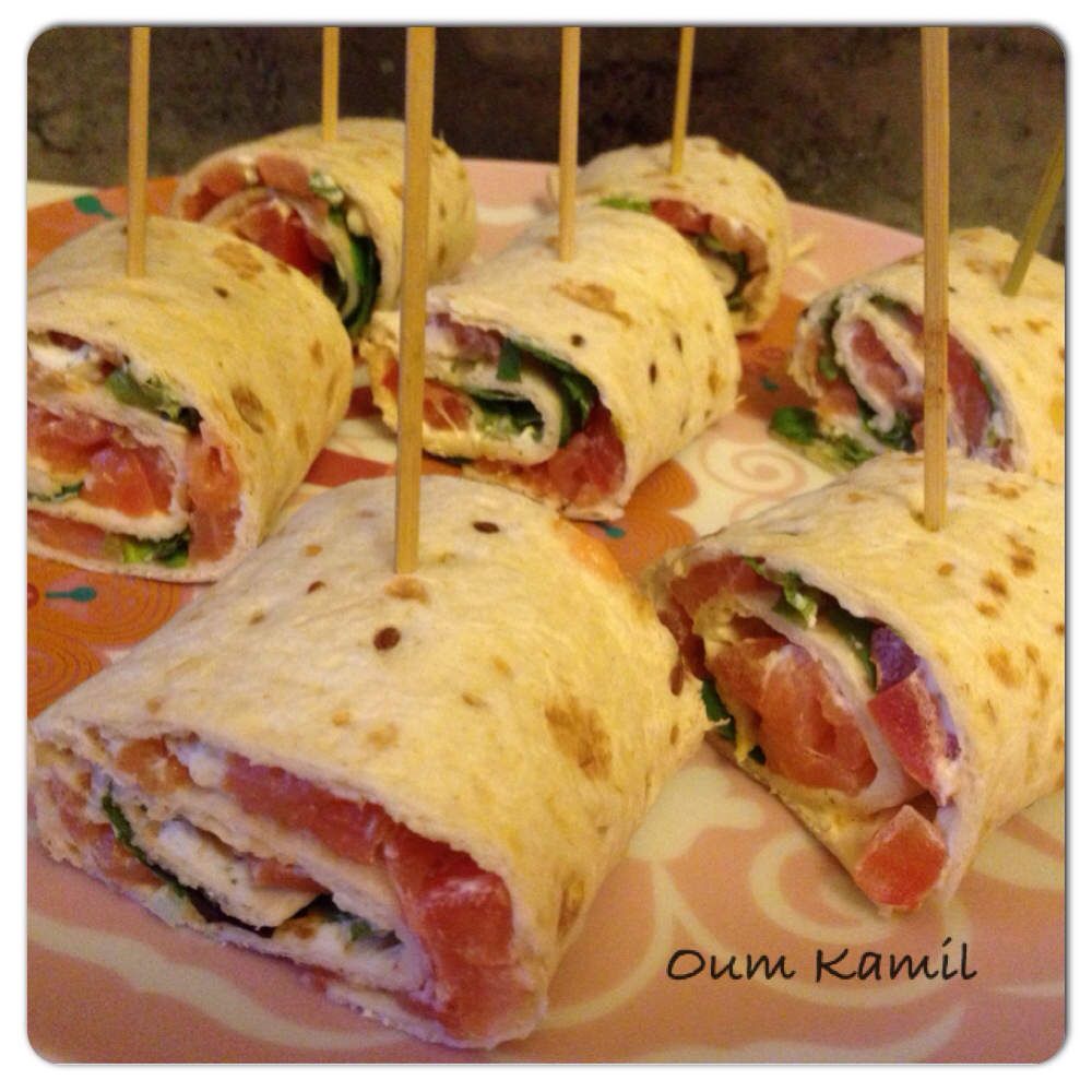 Wrap au Saumon Fumé