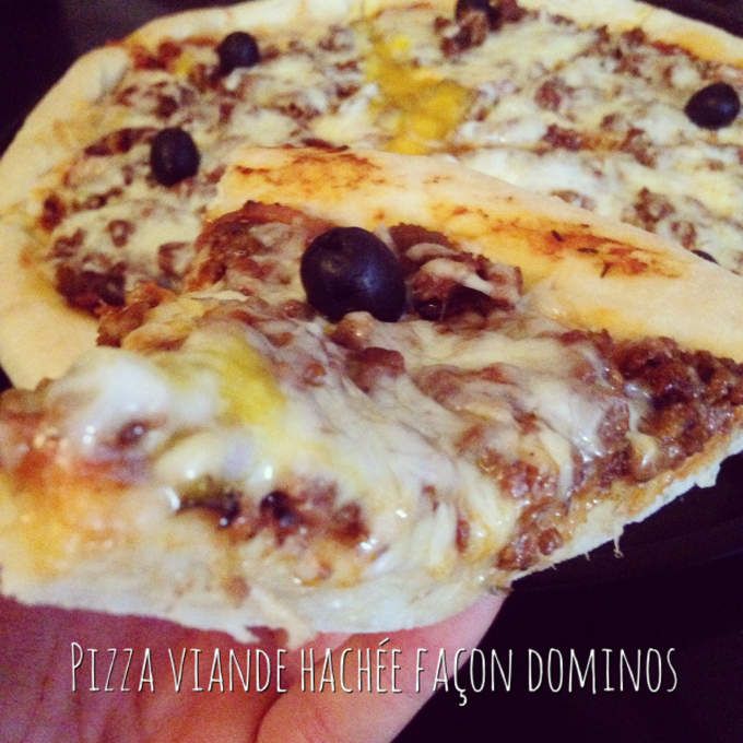 Pizza à la viande hachée façon Dominos Pizza ®