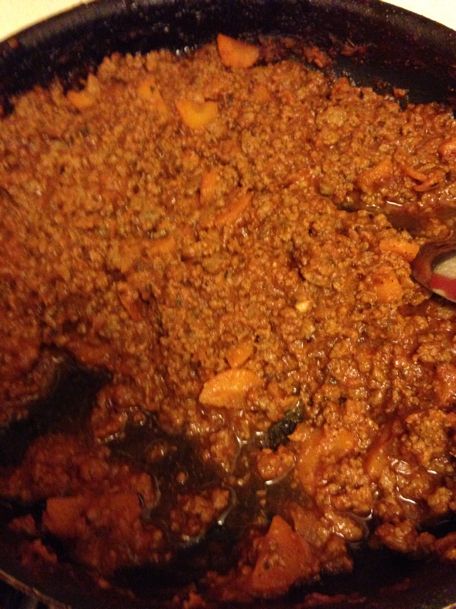 Pâtes farcies a la Bolognaise