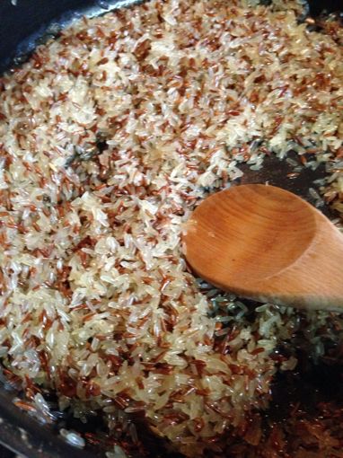 Poisson Au Four & mélange Riz /riz sauvage cuit à la pilaf