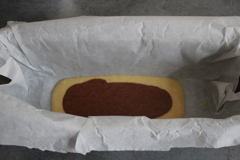 Zébra cake vanille-chocolat  sans gluten