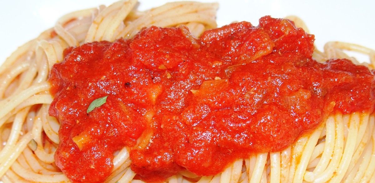 Sauce tomate pour spaghetti exigeants - Les recettes de Virginie