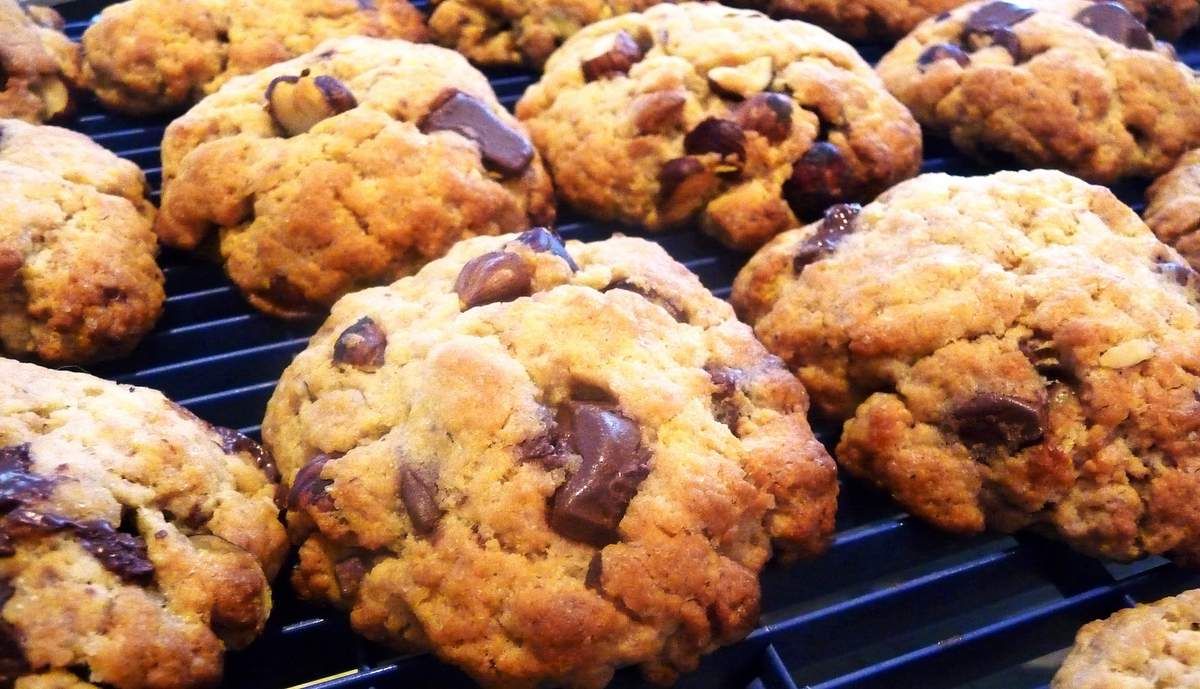 Cookies au chocolat rapé