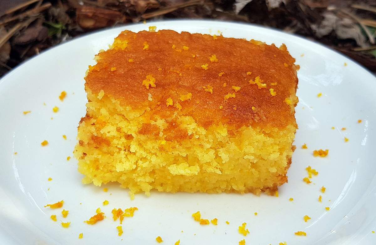Gâteau à l'orange et à la semoule - Les recettes de Virginie