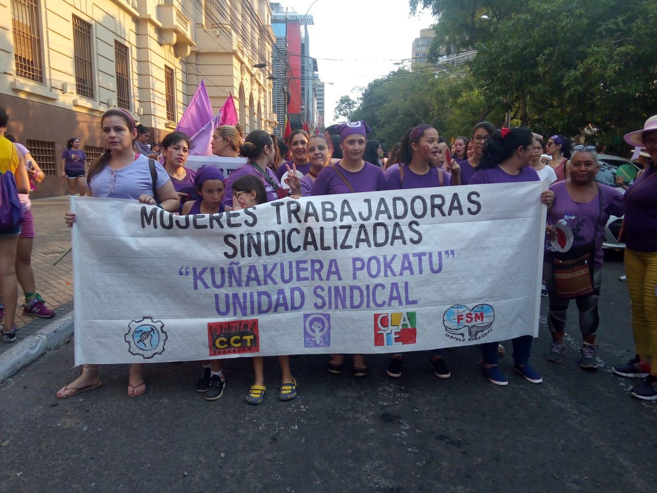 Activités des syndicats affiliés et amis de la FSM à l’occasion de la Journée internationale des femmes travailleuses, 8 mars 2020