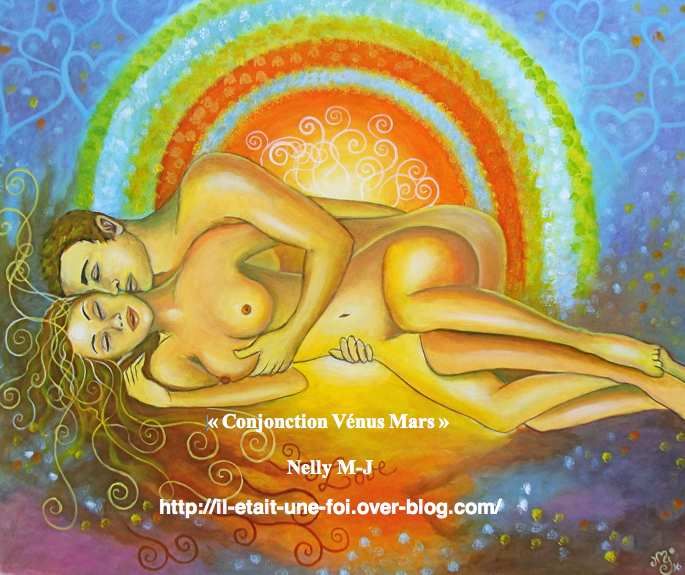 Conjonction Vénus Mars