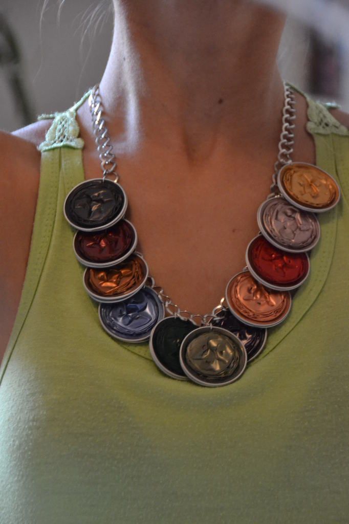 Collier multicolore en Capsules Nespresso - L. et ses p'tites mains