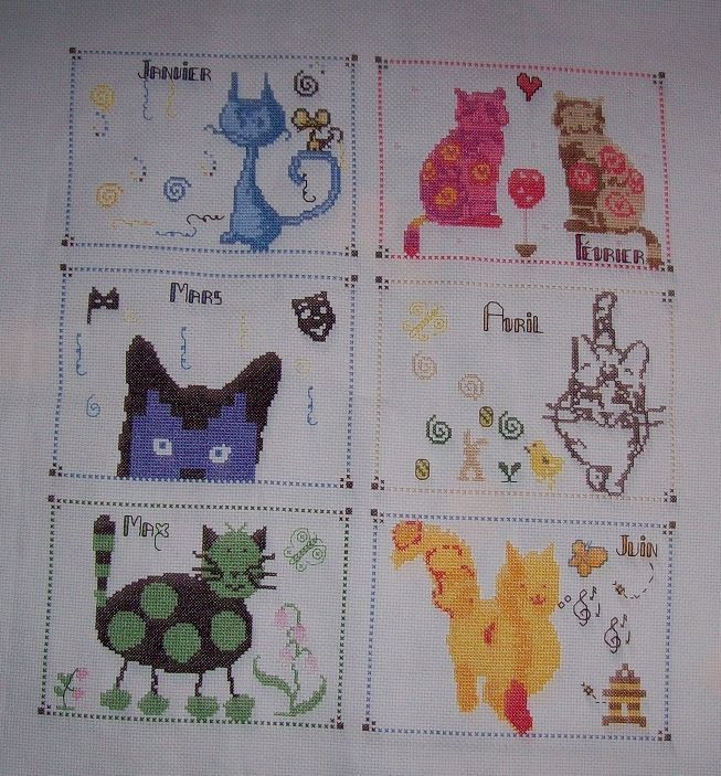 Calendrier Chat par Missparker