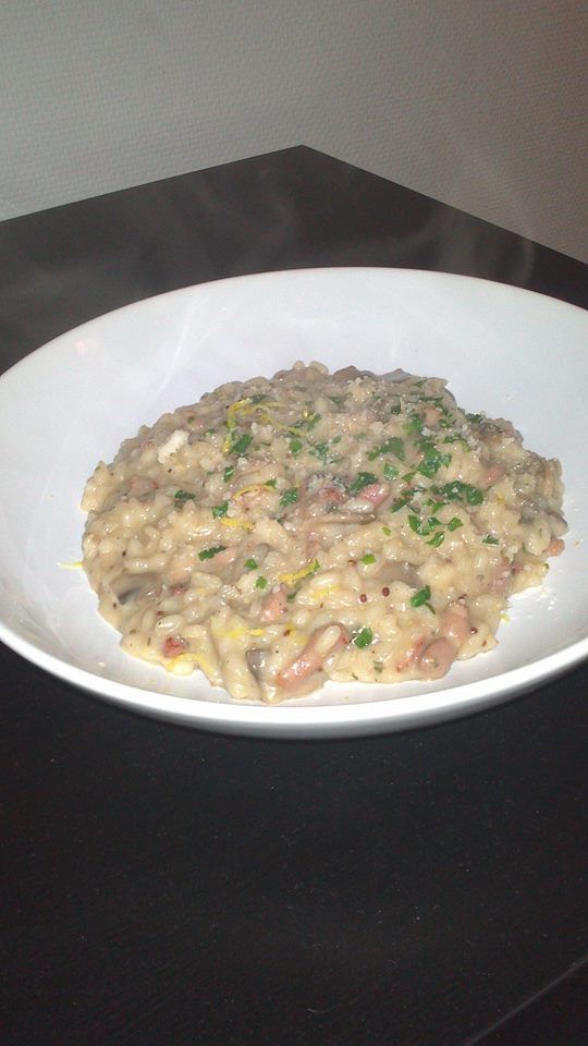 Risotto ai Funghi e Pancetta Valsesia Alimentari Il Viaggio Inizia