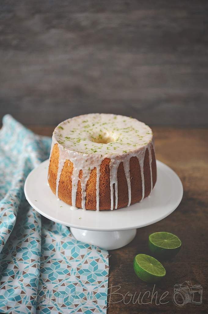 Chiffon cake au citron vert