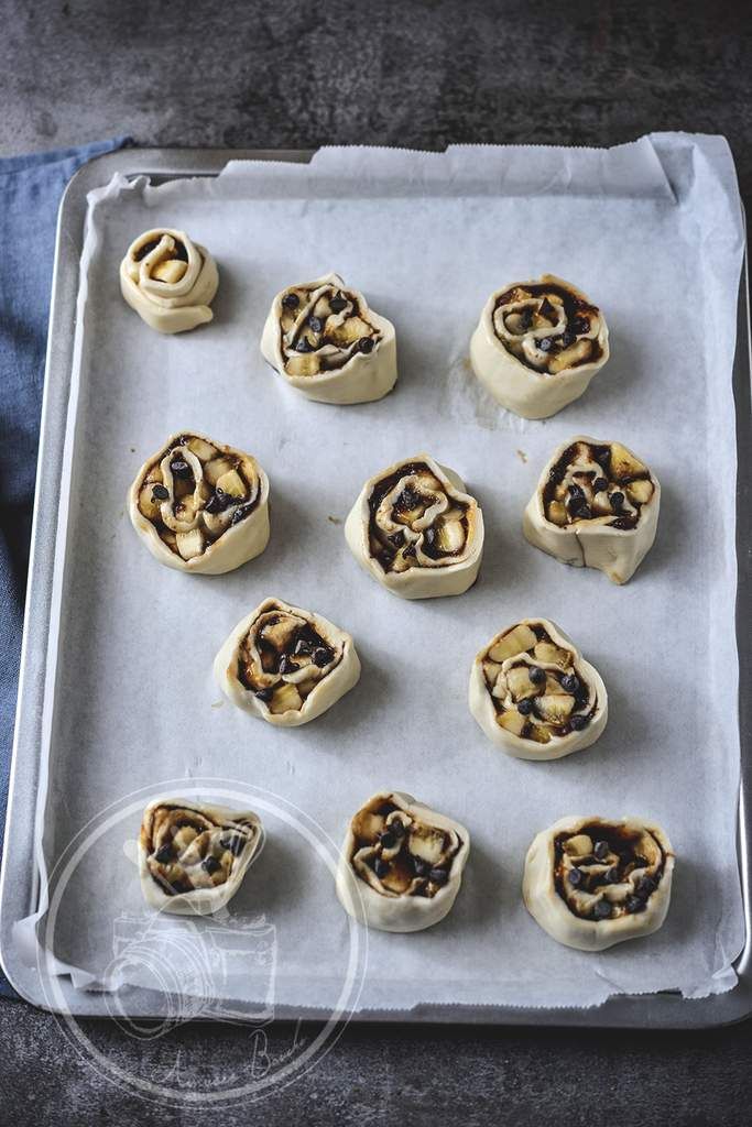 Pizza rolls sucrée - Amuses bouche