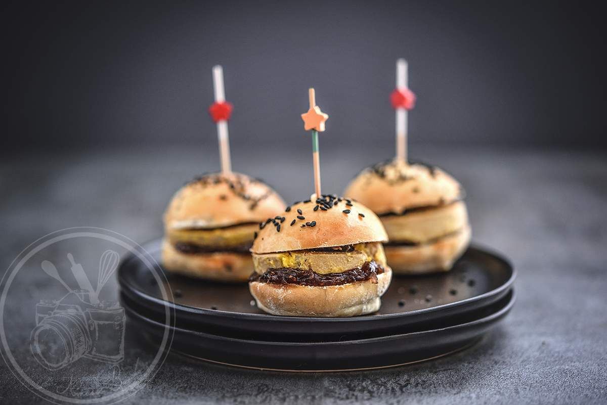Mini burger foie gras et truffe