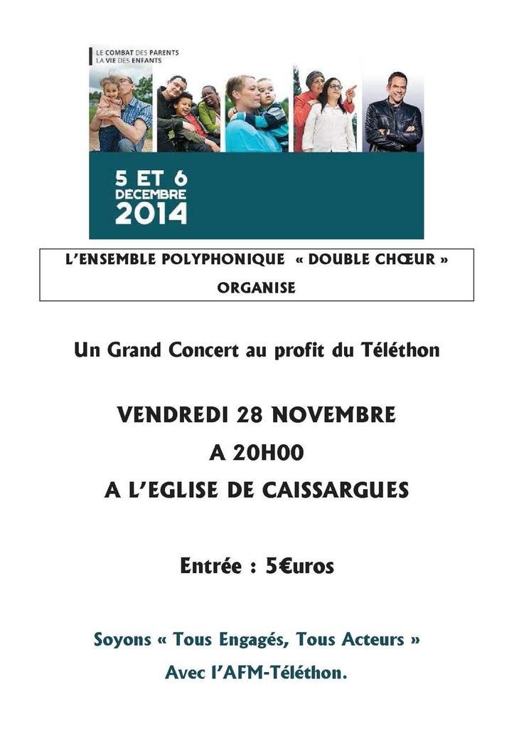 Concert au profit du Téléthon