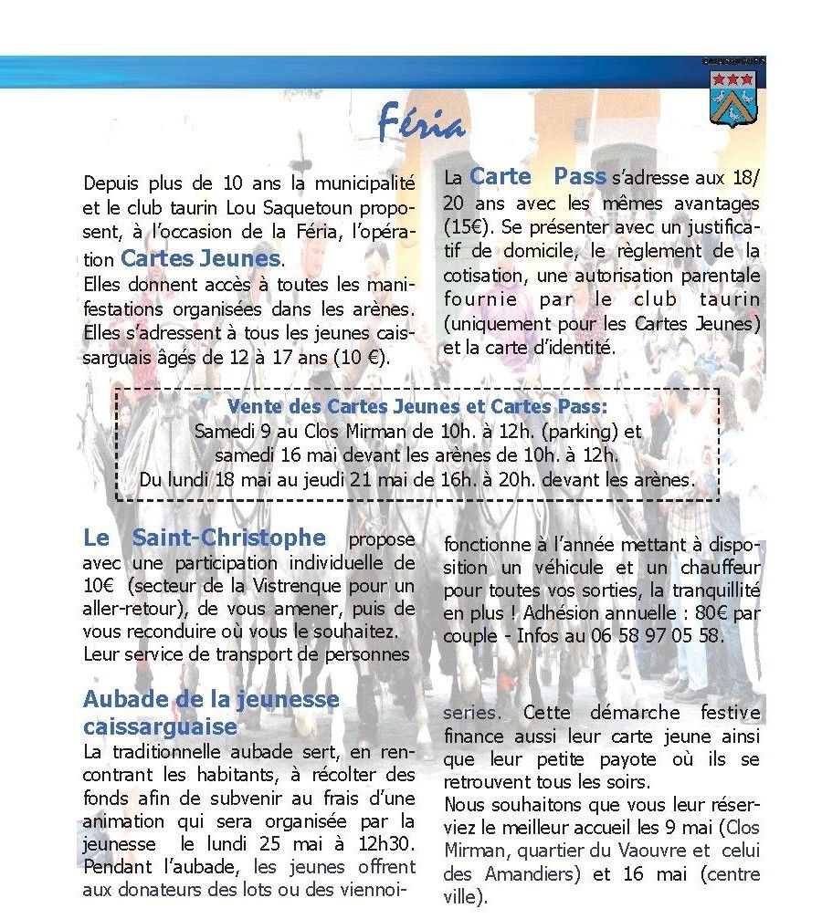 Vente des Cartes Jeunes et Cartes Pass