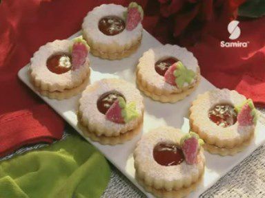Recette de gâteau sec, Les sablés à la fraise, By Samira tv, Algérie