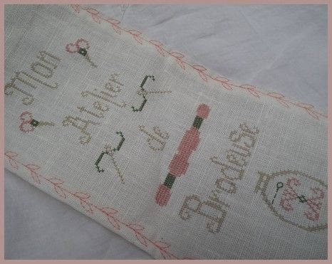 Pour l'Atelier Valéryan, Mon atelier de Brodeuse