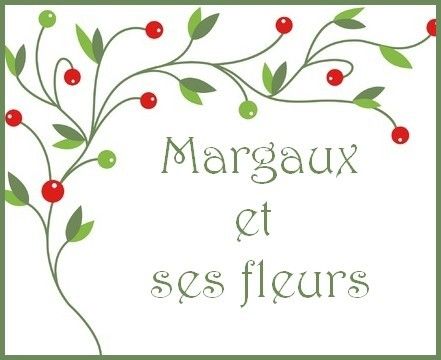 Margaux et ses fleurs... Houx et Fragonnette ...