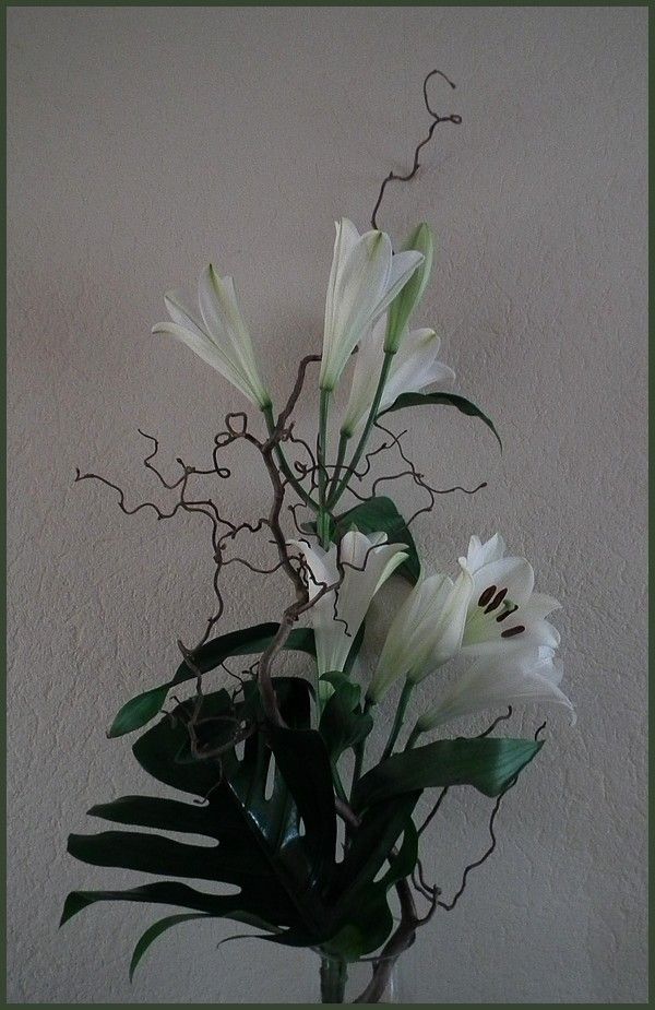 Margaux et ses fleurs, bouquet d'avril