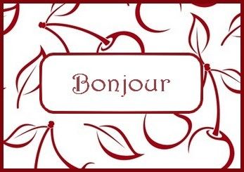 Le temps des cerises - c'est brodé...