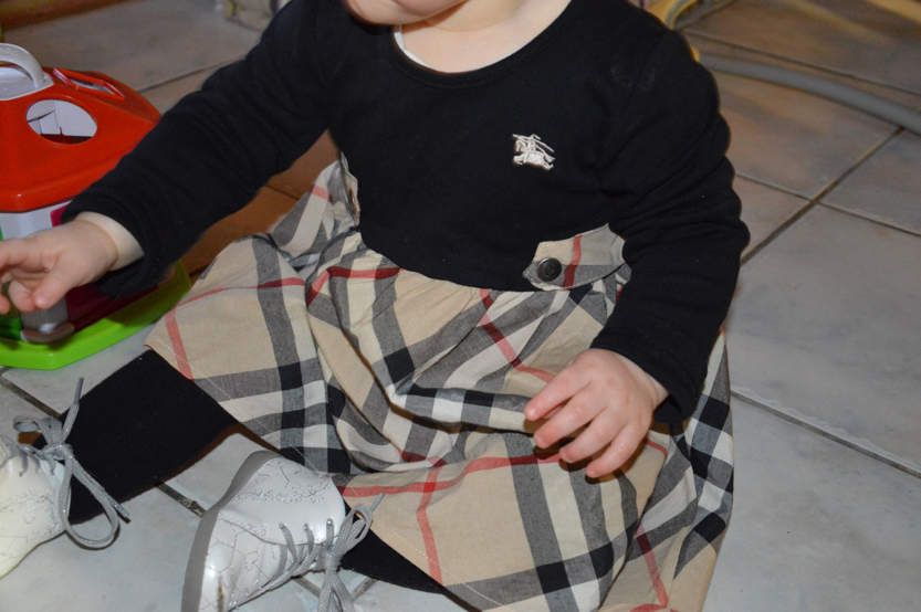 Mode b b Poupette en Burberry Le blog de Maman Breizhou