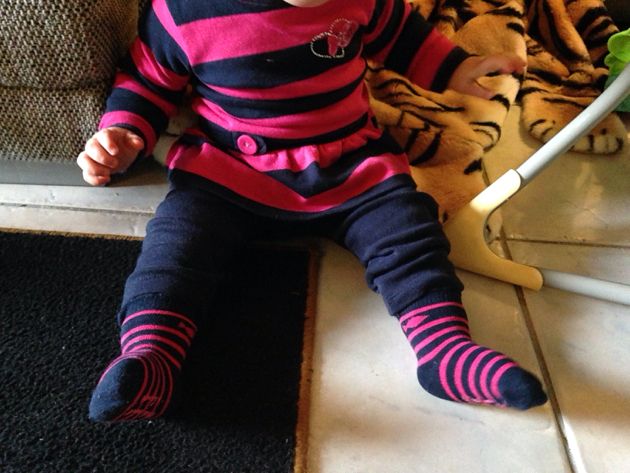 Mode bébé : en rayé rose et bleu