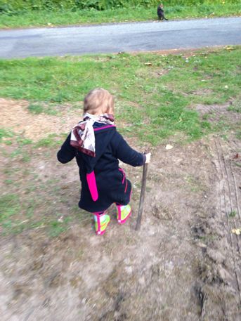 Poupette, la petite fille de la campagne
