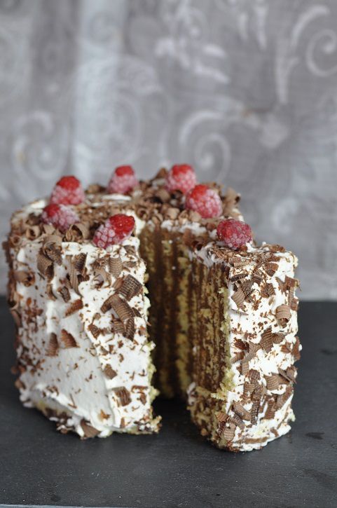 Gâteau roulé vertical