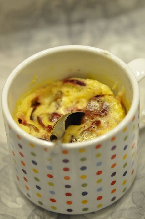 Clafoutis mug, le clafoutis comme un mug cake - Blog cuisine avec du  chocolat ou Thermomix mais pas que