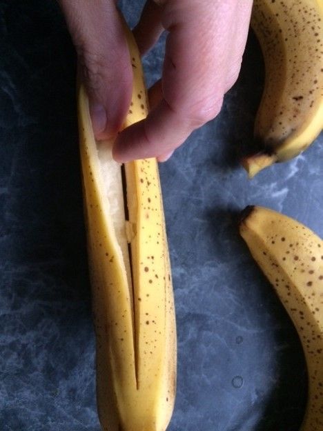 Banane rôtie au four au chocolat - Blog cuisine avec du chocolat ou  Thermomix mais pas que