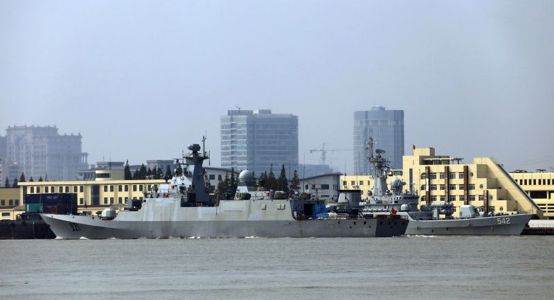 Second Algerian C28A corvette sea trials in China