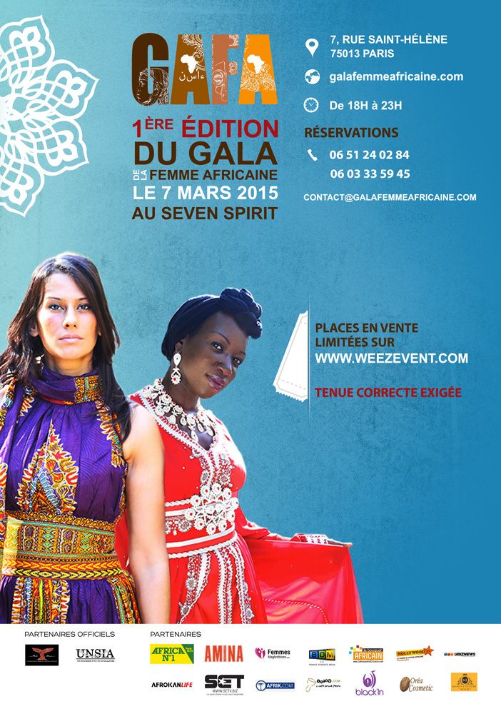 GALA DE LA FEMME AFRICAINE 7 MARS 2015 (#JulietteFiévet)