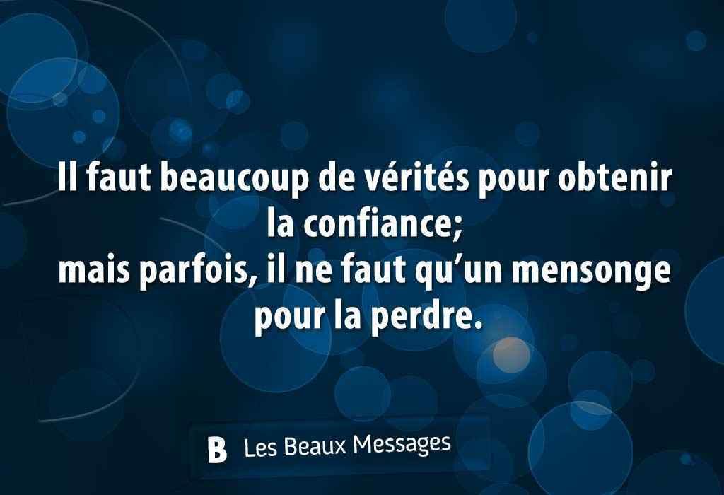 Pourquoi Mentir Citation
