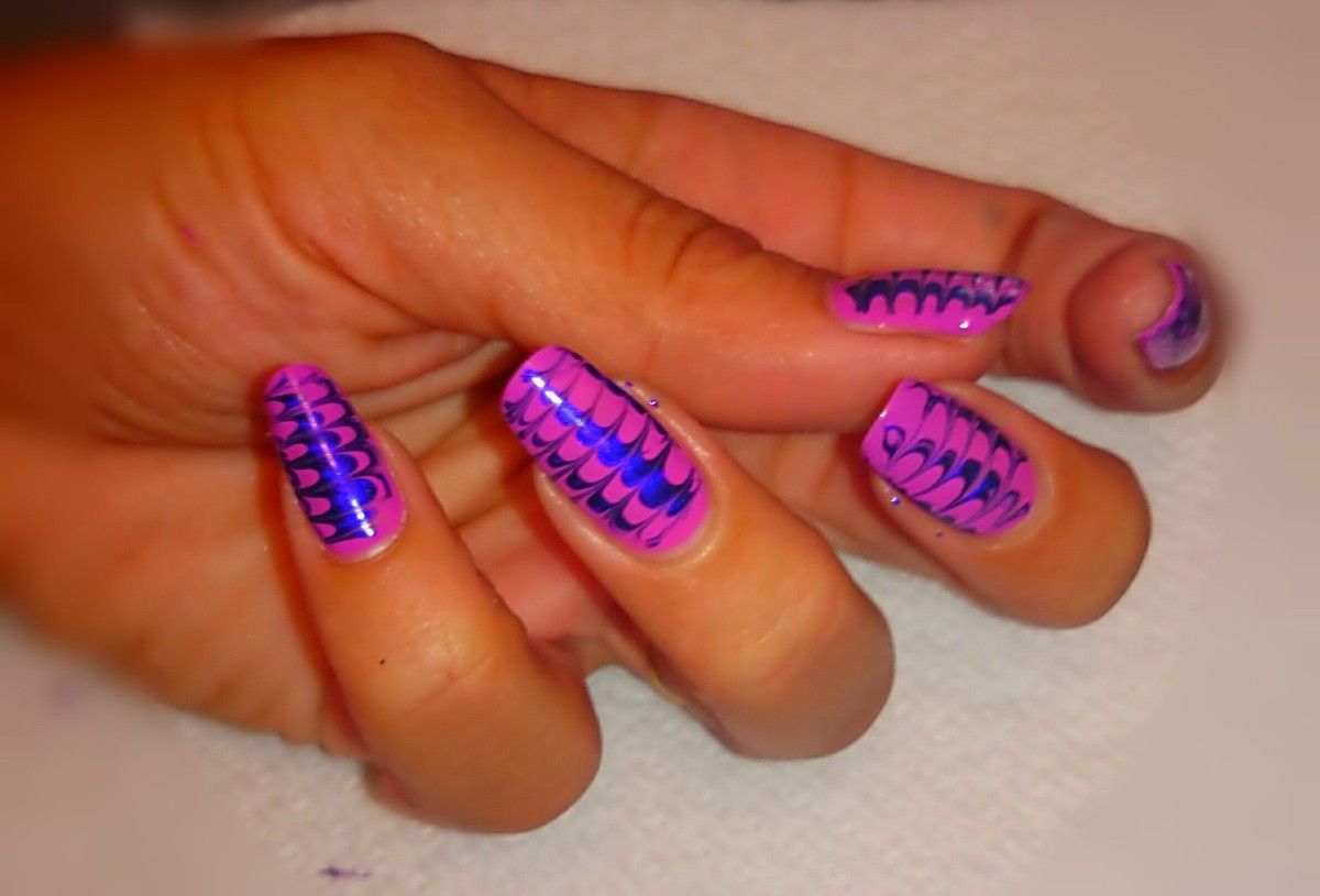Nail art avec un cure dent.... NailartAngel