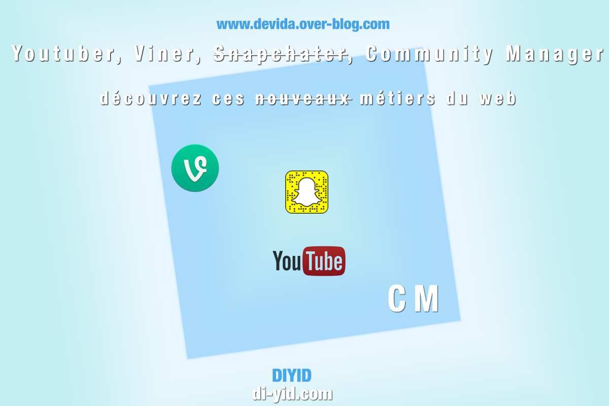 Youtuber, Viner, Community Manager: découvrez ces métiers du web qui vous intriguent