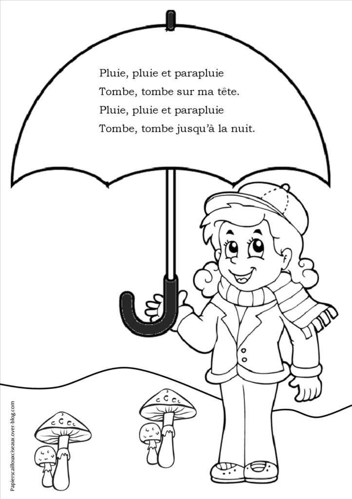 Pluie, pluie et parapluie - Papiers... Cailloux... Ciseaux...