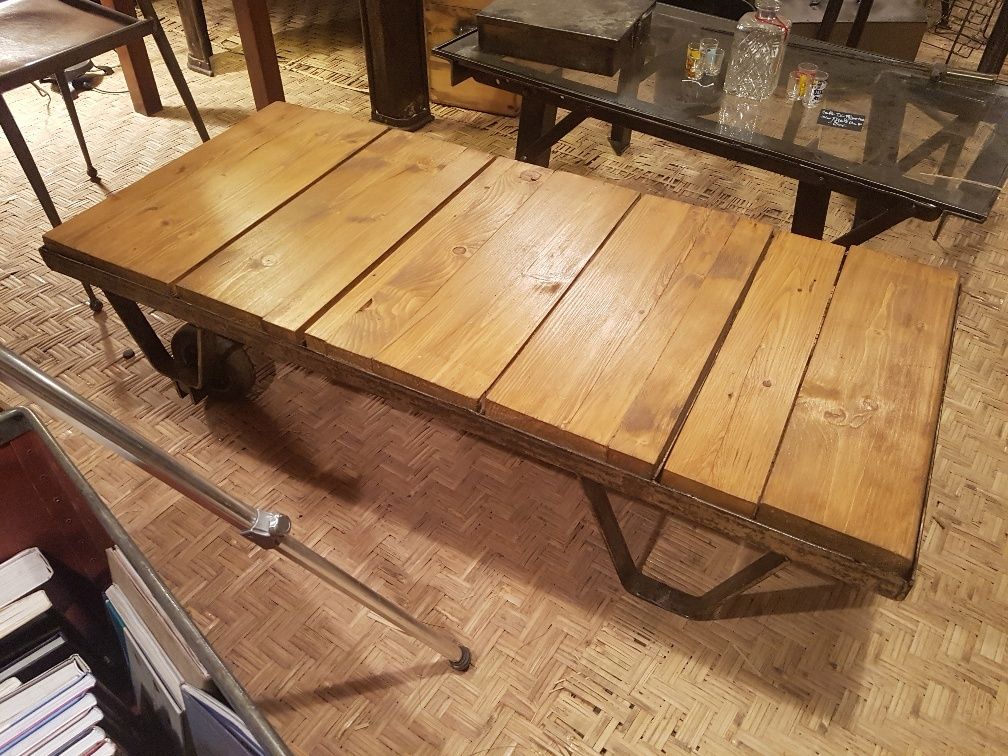 table basse fer bois geonancy design table basse fer bois geonancy design
