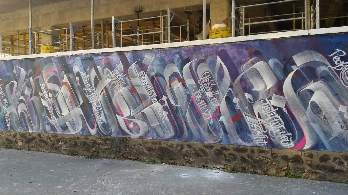 La plus grande fresque street art parisienne: Rosa Park fait le mur