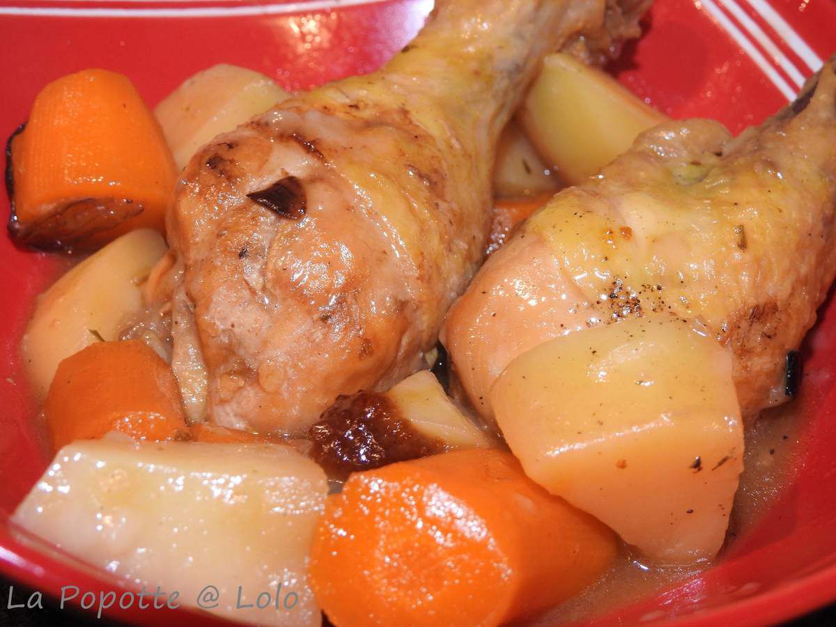 Pilons de Poulet aux pommes de terre et carottes - La popotte @ lolo