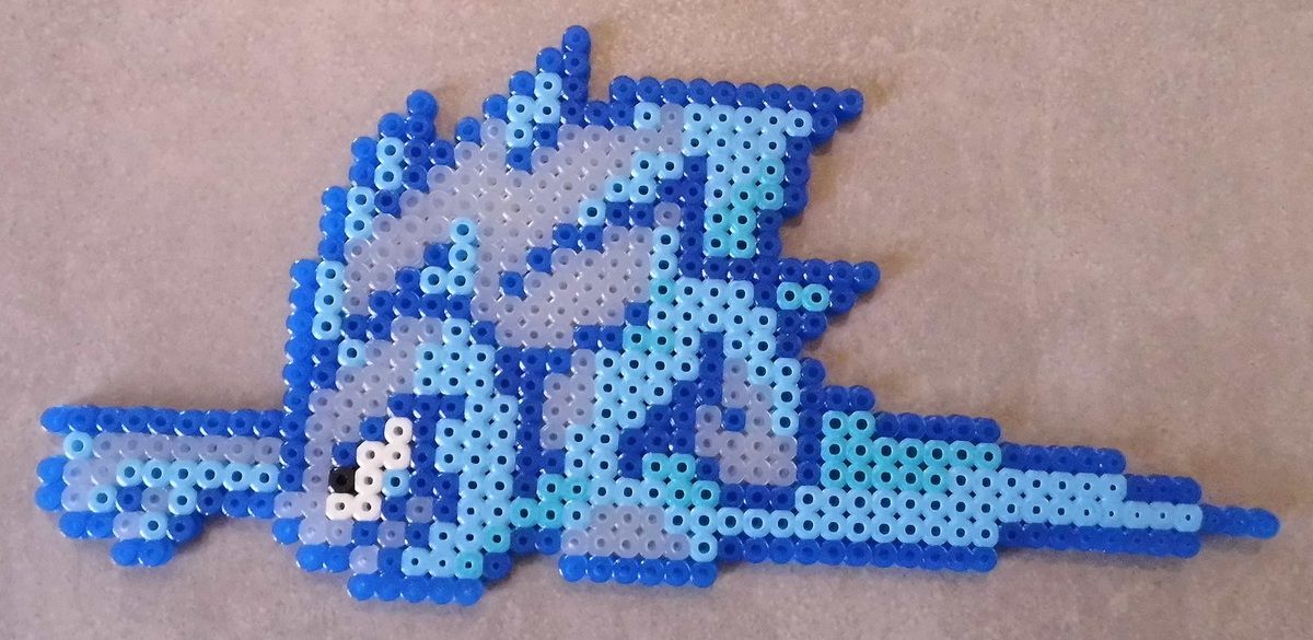 dragon ball en perles à repasser - pixel art en perle à repasser
