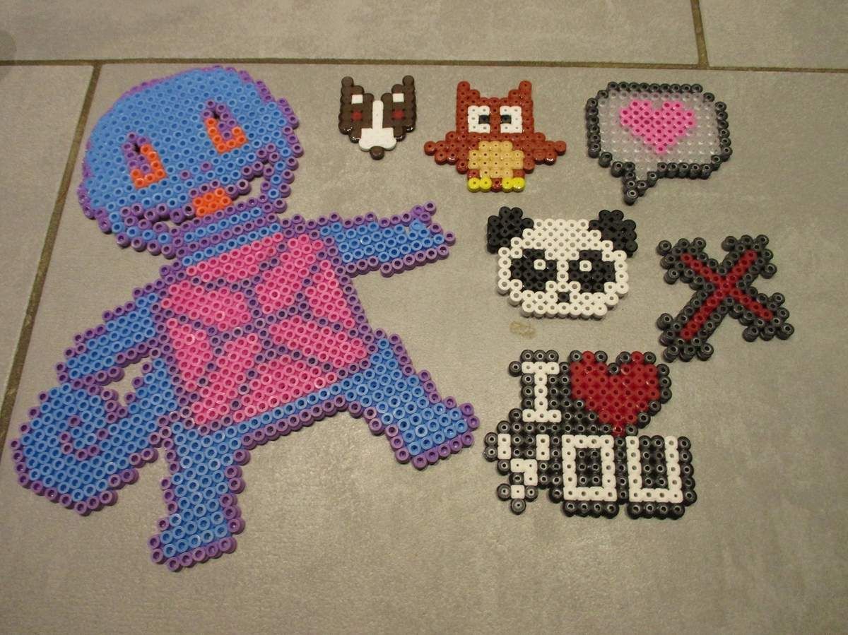 Modèles Perles à Repasser Animaux animaux en perles à repasser - pixel art en perle à repasser