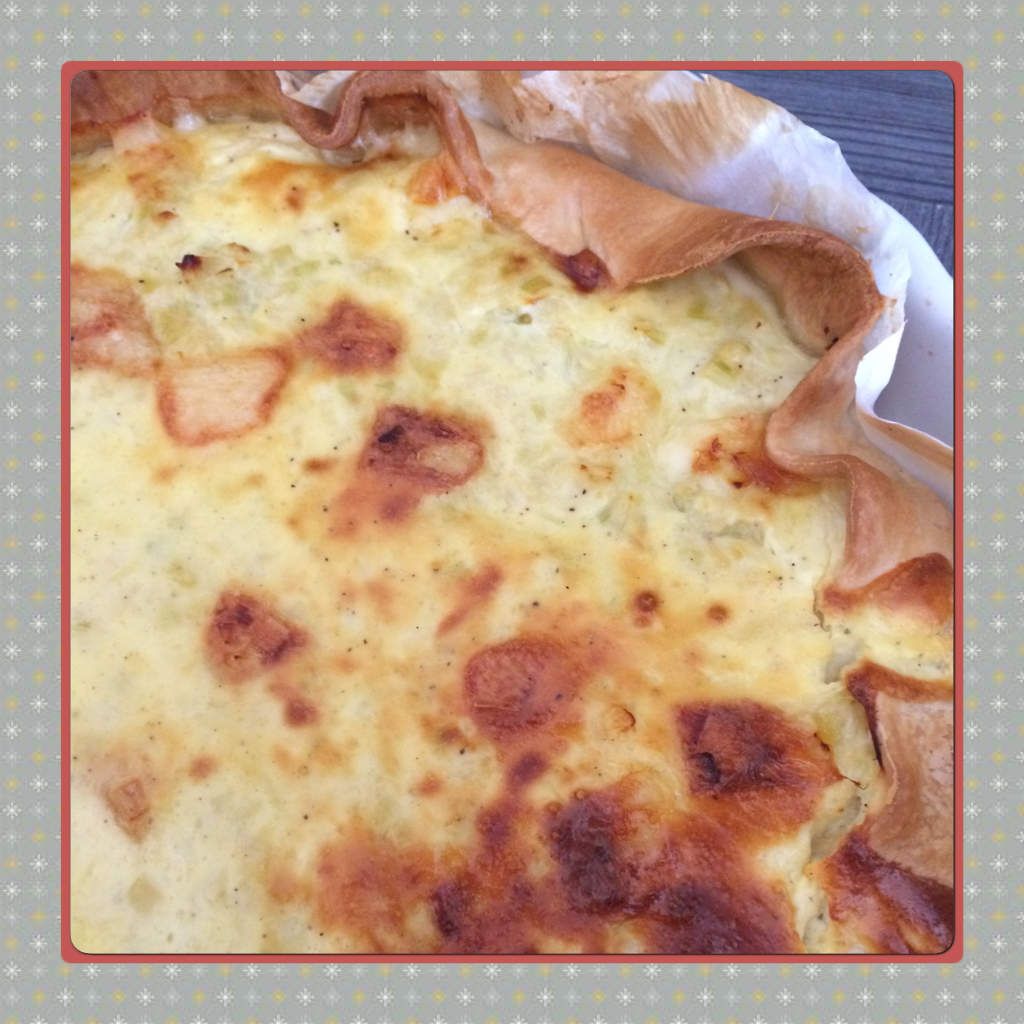 Tarte poireaux Maroilles