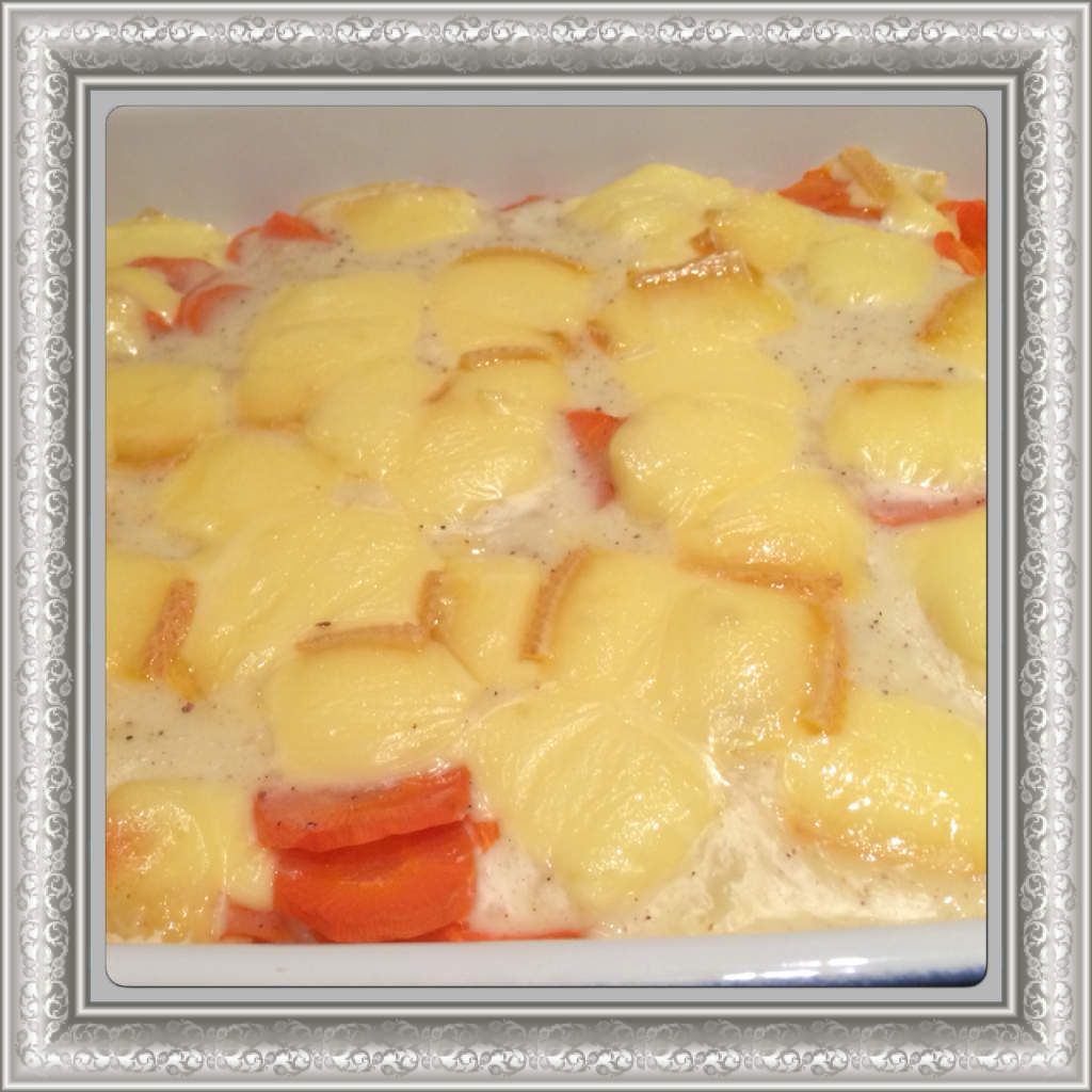 Gratin carotte raclette