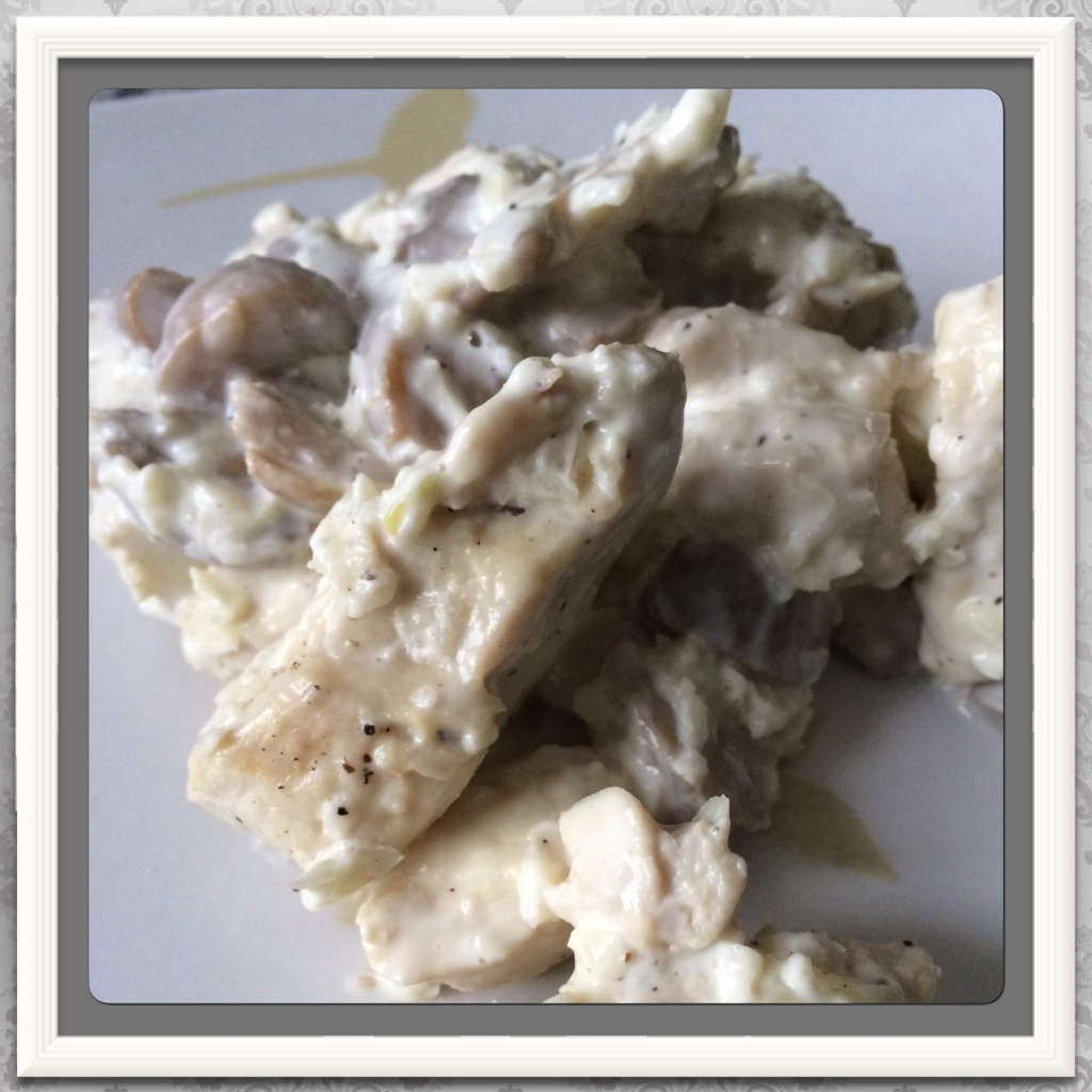 Poulet champignons mascarpone