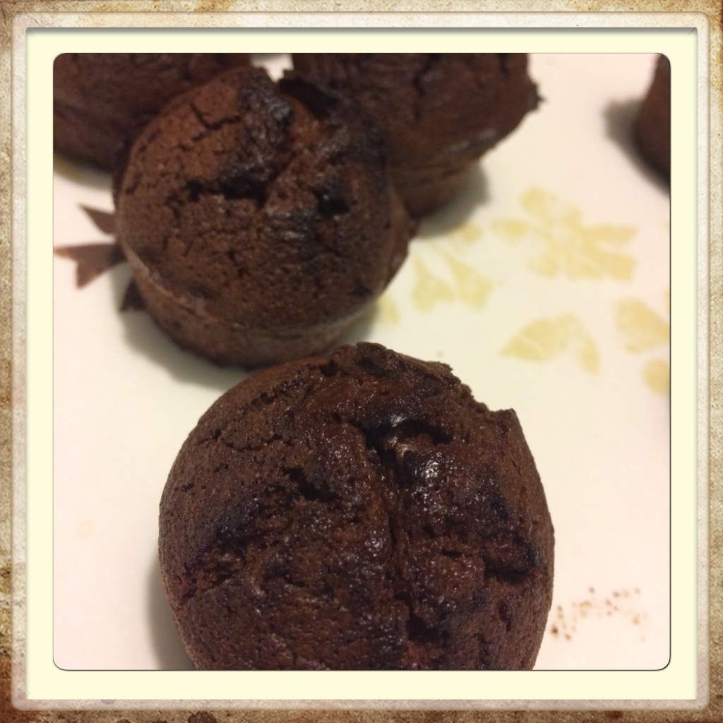 Mini fondants au chocolat