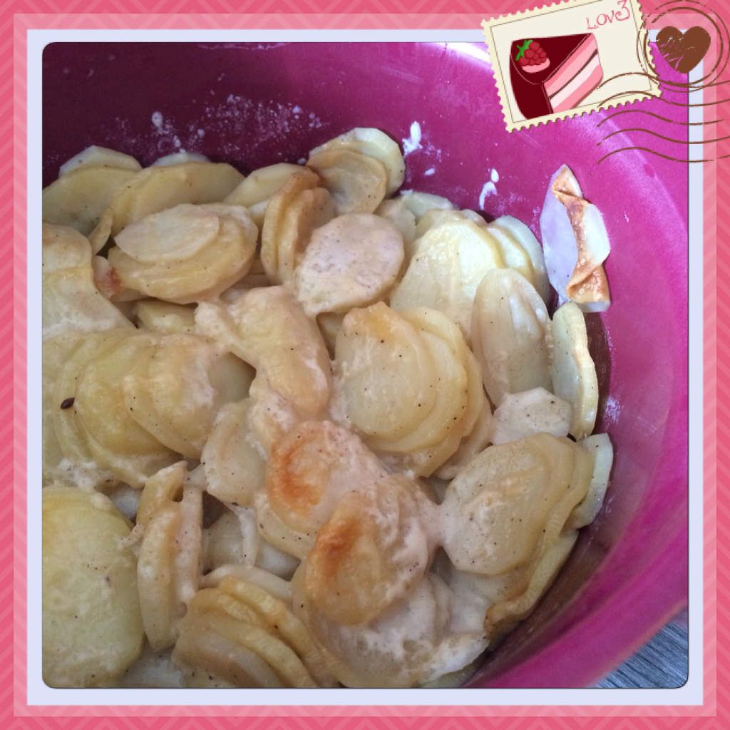Gratin dauphinois au micro minute