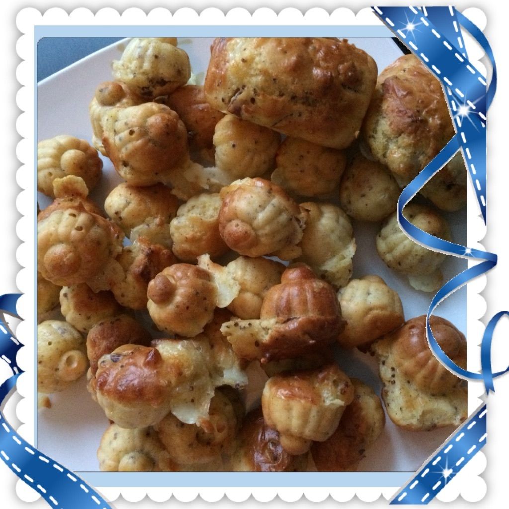Bouchées saucisson comté